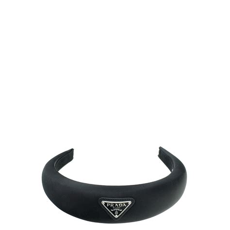 prada re-nylon headband|Black Re.